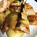さんばちゃん's cooksnap of when they made 鮭とポテトのガーリックバター炒め.