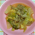 sweetマイメロ's cooksnap of when they made 白菜と豚肉のオイスターあんかけ煮込み炒め.