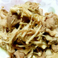 なむん's cooksnap of when they made 豚小間とまいたけの炒め煮.