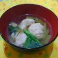 熊童子月兎耳's cooksnap of when they made ☆簡単☆豆腐入り鶏団子の中華スープ.