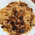 やながちまやー's cooksnap of when they made ナスと鶏肉のトマトソースパスタ.