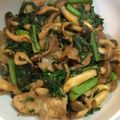 くまくままっきー's cooksnap of when they made 豚肉と春菊(菊菜)の甘辛炒め♪.