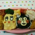 ともともプリン's cooksnap of when they made ふなっしー＆くまモン キャラ弁.