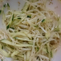 ぱとら♪'s cooksnap of when they made モヤシとキュウリのナムル.