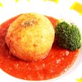 Pallotta's cooksnap of when they made アランチーニ（チーズ入りライスコロッケ）.