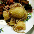 れじぇごちぃ's cooksnap of when they made じゃがいもとしらたきの明太マヨ炒め.