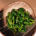 くうにゃん27's cooksnap of when they made 簡単！甘めの☆ほうれん草のごま和え.