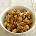 まなちぇ's cooksnap of when they made ほっくり☆栗ごはん♪.