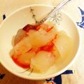 二角形's cooksnap of when they made 片栗粉で簡単わらび餅～★.
