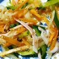 ちゃきんぐ's cooksnap of when they made ☆サラダ☆柿と大根ときゅうり♪.