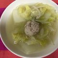 マルルル's cooksnap of when they made 家族喜ぶ、我が家の肉団子鍋(^ω^).