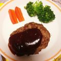 麻婆ナスちゃん's cooksnap of when they made にんじん入り☆ハンバーグ.