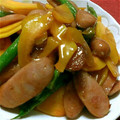 羽尼うに's cooksnap of when they made 簡単！コリンキーといんげんのカラフル炒め.