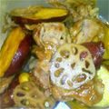 toujours＊'s cooksnap of when they made 豚肉とさつま芋の甘辛炒め.