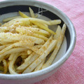 mikkusan's cooksnap of when they made 大根の皮の塩きんぴら.
