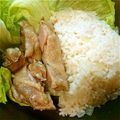 ayused's cooksnap of when they made シンガポールチキンライス.