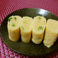 赤い電話's cooksnap of when they made 卵1個おひとり様弁当用～たまご焼き.