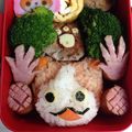 risukoto's cooksnap of when they made キャラ弁☆妖怪ウォッチ★ジバニャン.