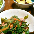 かっと's cooksnap of when they made 簡単♪つるむらさきのにんにく醤油炒め.