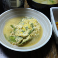 巻物限定's cooksnap of when they made 天然だしパックで作る 絹さやの卵とじ.