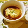 ボブナナ's cooksnap of when they made オニオングラタンスープ.