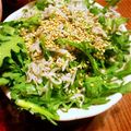 はる_まき's cooksnap of when they made 簡単！春菊とジャコのサラダ.