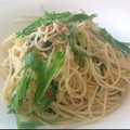 ゆんたんクック's cooksnap of when they made ツナと水菜のお手軽和風スパ.