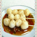 PINKamam's cooksnap of when they made W和果ごこちで☆ゆず香る♪みたらし団子.