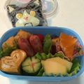 ユウとココ's cooksnap of when they made 妖怪ウォッチ ロボニャン キャラ弁 ♡.