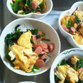 chip☆☆'s cooksnap of when they made ほうれん草と炒り卵の油いため♪.