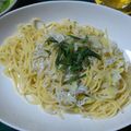 いちご＆大福's cooksnap of when they made しらすと長ネギのパスタ.
