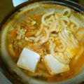 ハピスケ's cooksnap of when they made 豚汁リメイク♪チゲ風うどん.