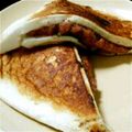 Lycheesoda's cooksnap of when they made 梅肉サンドはんぺん.