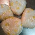 kopimama's cooksnap of when they made ＊めんつゆバターのコーンおにぎり＊.