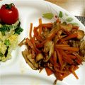 ☆佐夜☆'s cooksnap of when they made 簡単！舞茸と人参のきんぴら♪.