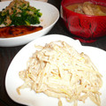 momoco's cooksnap of when they made もやしだけ！ごまマヨ和え.