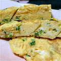 tohiya's cooksnap of when they made ニラとザーサイで中華だし巻き卵.