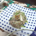 youich's cooksnap of when they made さんまのなめろうさっぱりポン酢仕立て.