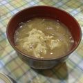 ラリー＆サラ's cooksnap of when they made 我が家の味噌汁②～✿玉ねぎ＆かき玉✿.