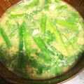 料理が苦手なたま's cooksnap of when they made 3分で簡単♡とろ〜りニラたま味噌汁.