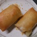 ささらんらん's cooksnap of when they made ちくわとチーズの春巻き.