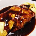 yukabocha's cooksnap of when they made きのこたっぷりのオムレツ☆デミソースかけ.