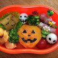 ちかきよ's cooksnap of when they made 幼稚園お弁当★ハロウィン キャラ弁.