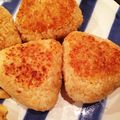 つばざる's cooksnap of when they made フライパンでコテコテ焼きおにぎり.