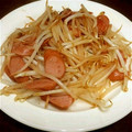 レフィア's cooksnap of when they made ウインナーともやしの炒めもの.