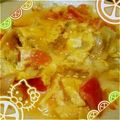 ♥あらたママ♥'s cooksnap of when they made 卵&トマト＆チーズ＆ベーコン 炒め.