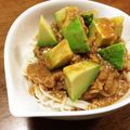 YUKIKI☆'s cooksnap of when they made 納豆とアボカドのゴマダレそうめん.