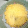 じぇりくるやすこ's cooksnap of when they made レンジでまんまるケーキ(クリチ＆フルーツ.