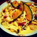 5562438's cooksnap of when they made 簡単　かぼちゃ（南瓜）スープパスタ.