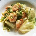 frog69's cooksnap of when they made 海老プリプリ♪簡単美味い塩大葉玉ねぎ炒め.